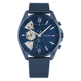 Montre Homme Tommy Hilfiger Luca, multifonctions acier PVD bleu 1710648