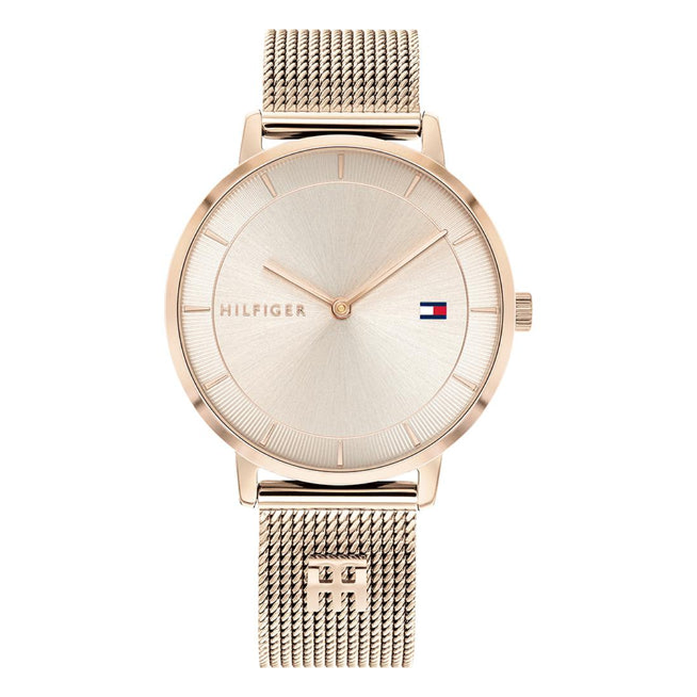 Montre Femme Tommy Hilfiger Tea, 2 aiguilles en acier PVD rose 1782287