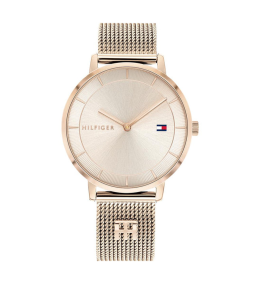 Montre Femme Tommy Hilfiger Tea, 2 aiguilles en acier PVD rose 1782287