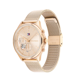 Montre Femme Tommy Hilfiger Quinn 1782486. Acier Rose Milanaise