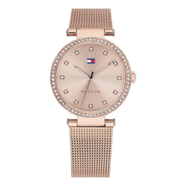 Montre Femme Tommy Hilfiger Lynn, 3 aiguilles en acier PVD rose 1782508