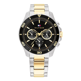 Montre Homme Tommy Hilfiger Jordan, chronographe en acier bicolore 1792095