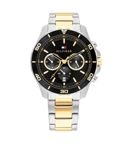 Montre Homme Tommy Hilfiger Jordan, chronographe en acier bicolore 1792095