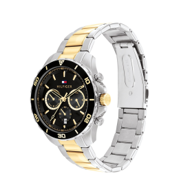 Montre Homme Tommy Hilfiger Jordan 1792095 - Chrono Acier Bicolore