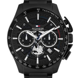 Montre Homme Tommy Hilfiger Bank 1792262 - Chronographe Noir