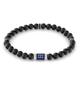 Bracelet homme Tommy Hilfiger, battlefield D-day noir, Acier et bois, 2790323