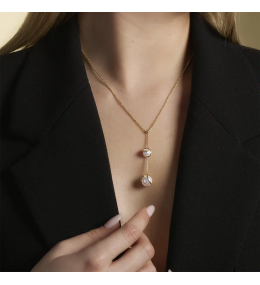 Collier Jourdan Lyse Argent Doré & Perles de Culture