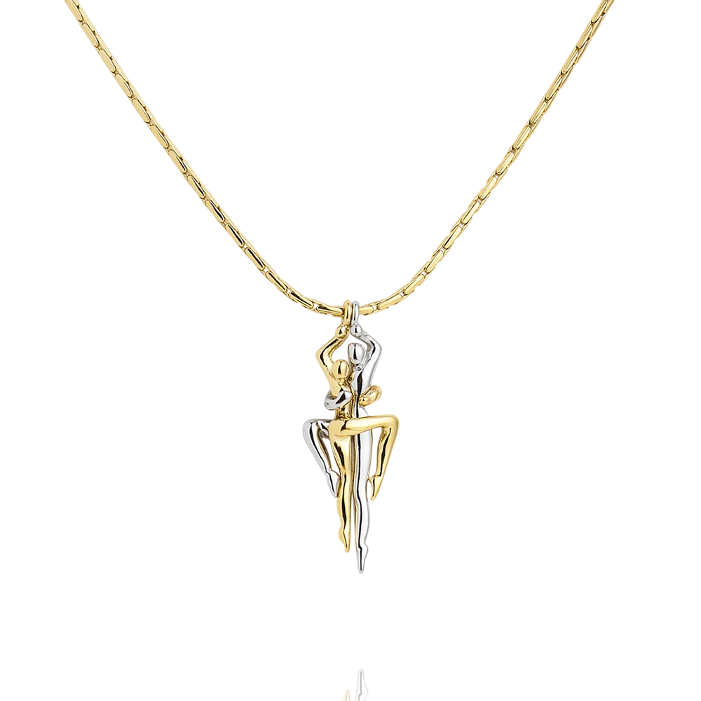 Collier Jourdan Bijoux Tango, métal bicolore BR 324
