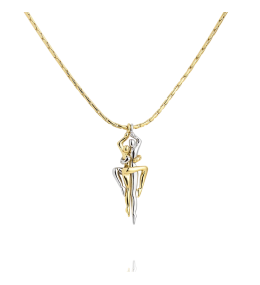 Collier Jourdan Bijoux Tango, métal bicolore BR 324