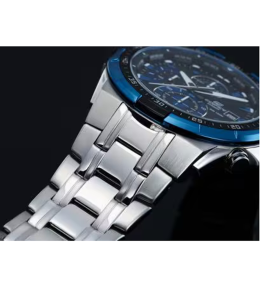 Montre Casio Edifice EFR-539D-1A2VUEF - Chrono Acier & Bleu