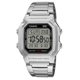 Montre Casio W-800HD-1AVEF - Acier, Étanche & Pile 10 ans