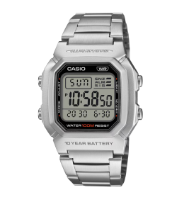Montre Casio W-800HD-1AVEF - Acier, Étanche & Pile 10 ans