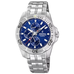Montre homme FESTINA, Multifonctions acier, 20445/2