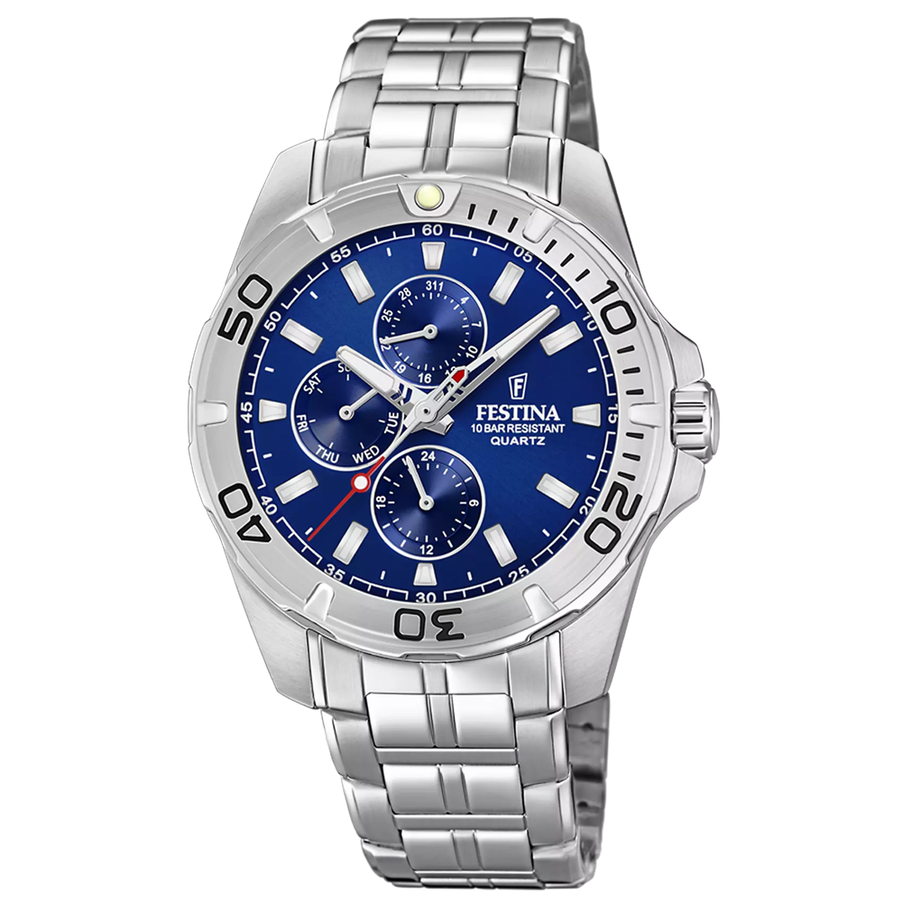 Montre homme FESTINA, Multifonctions acier, 20445/2