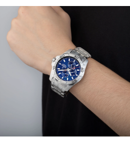 Montre Homme Festina F20445/2 - Multifonction Acier & Bleu