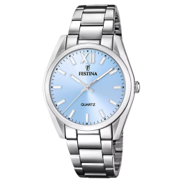 Montre femme Festina Alegria en acier cadran bleu 20622/3