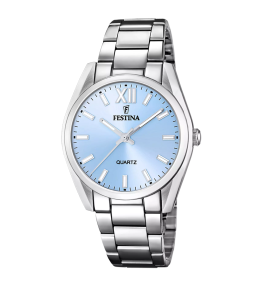 Montre femme Festina Alegria en acier cadran bleu 20622/3