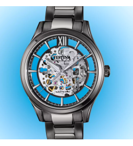 Montre Homme Festina Automatique F20632/1 - Acier Noir & Saphir