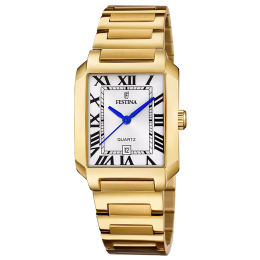 Montre femme Festina On the square en acier cadran argenté 20680/1