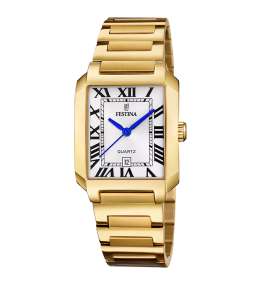 Montre femme Festina On the square en acier cadran argenté 20680/1