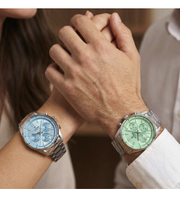 Montre Femme Festina Boyfriend F20753/2 - Chrono Acier Bleu