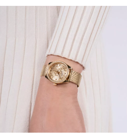 Montre Femme Guess Boa GW0748L2 - Acier Doré & Strass