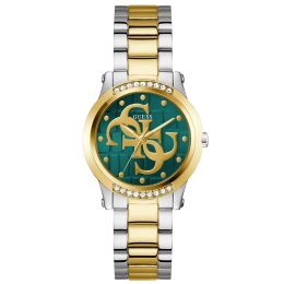 Montre FEMME GUESS Annette en acier bicolore, GW0861L4