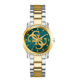 Montre FEMME GUESS Annette en acier bicolore, GW0861L4