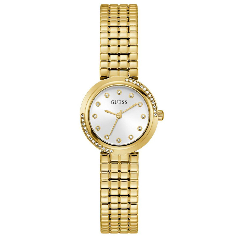 Montre FEMME GUESS Clara en acier PVD jaune GW0930L2