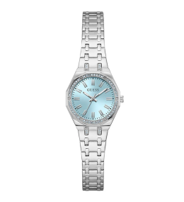 Montre FEMME GUESS Pixie blue sky en acier, GW1010L1