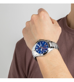 Montre Homme Lotus 18812/1 - Multifonction Acier & Bleu