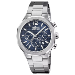 Montre homme LOTUS, chronographe, acier 18847/2