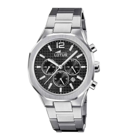Montre homme LOTUS, chronographe, acier 18847/3