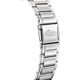 Montre Femme Lotus Square 18967/1 - Carrée Acier & Blanc