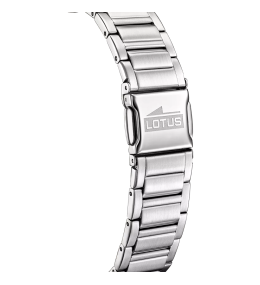 Montre Femme Lotus Square 18967/1 - Carrée Acier & Blanc