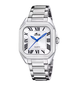 Montre femme LOTUS, Square series blanc, acier 18967/1