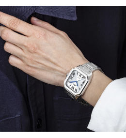 Montre Femme Lotus Square 18967/1 - Carrée Acier & Blanc