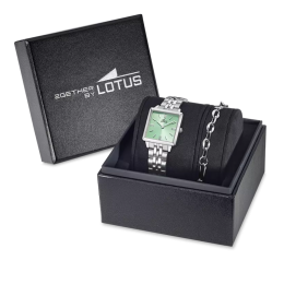 Coffret Montre Femme Lotus 2Gether 19010/4 - Acier & Vert