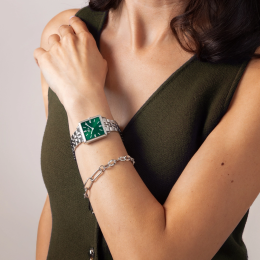 Coffret Montre Femme Lotus 2Gether 19010/4 - Acier & Vert
