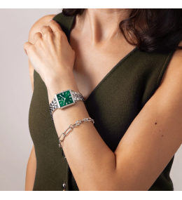 Coffret Montre Femme Lotus 2Gether 19010/4 - Acier & Vert