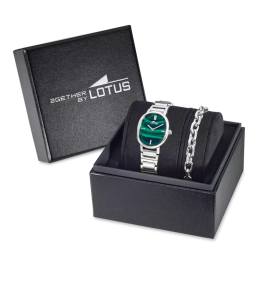 Coffret Montre Femme Lotus 2Gether 19012/4 - Ovale & Vert