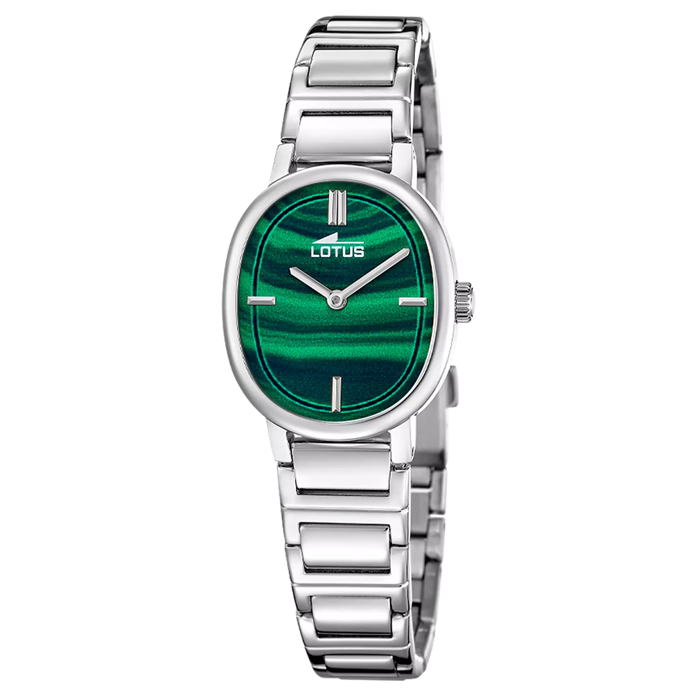 Coffret montre femme et bracelet bijou 2GETHER vert LOTUS 19012/4