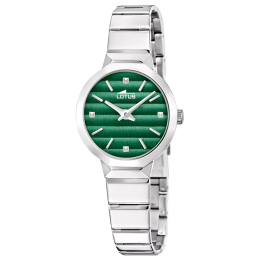 Montre femme LOTUS, Old money vert, acier 19026/5