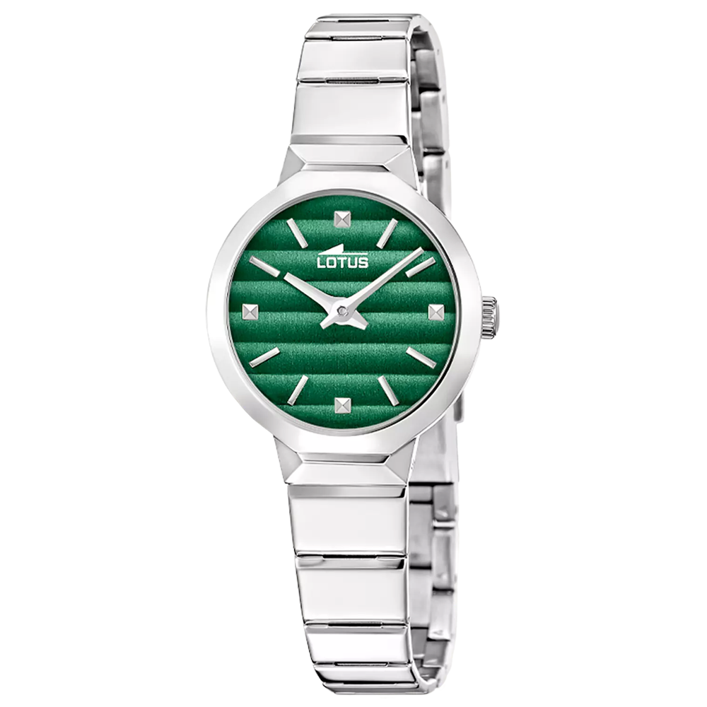 Montre femme LOTUS, Old money vert, acier 19026/5
