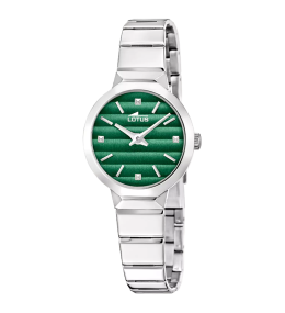 Montre femme LOTUS, Old money vert, acier 19026/5