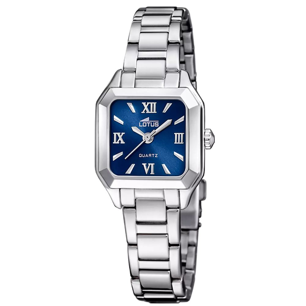 Montre femme LOTUS, Old money bleu, acier 19034/3