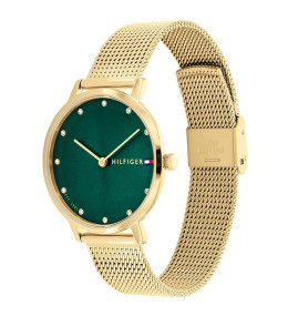 Montre Femme Tommy Hilfiger Pippa 1782668 - Dorée & Vert