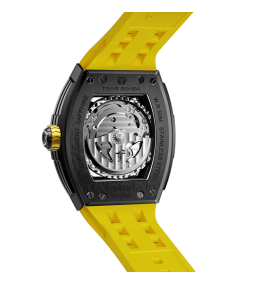 Montre Tsar Bomba TB8228A05 Elemental - Squelette Noir & Jaune