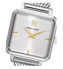 Montre Femme Pierre Lannier Leonor 071H621 - Carrée & Argentée