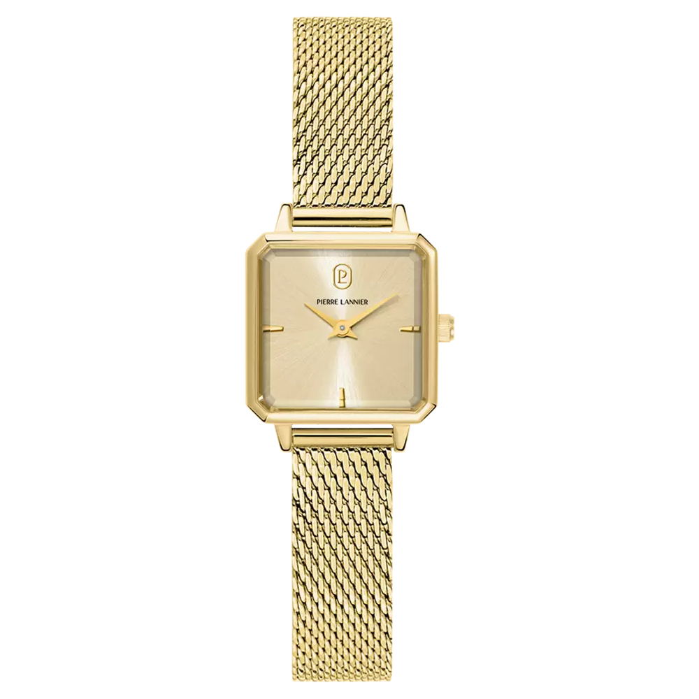 Montre Femme Pierre Lannier LEONOR, acier PVD jaune 072J542